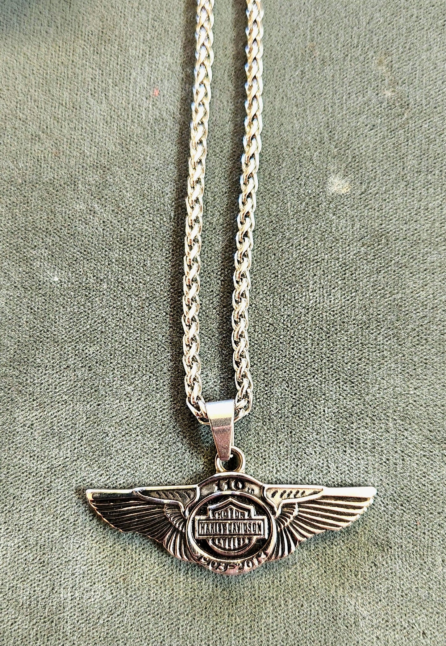 UNISEX HARLEY DAVIDSON Silver NECKLACE