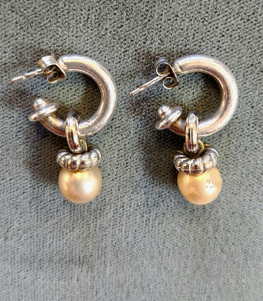 Silver Pearl EARRINGS