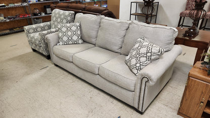 ASHLEY Gray Print SOFA SET