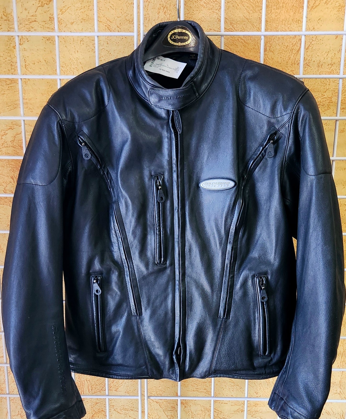 WOMEN'S HARLEY DAVIDSON Black Leather COAT