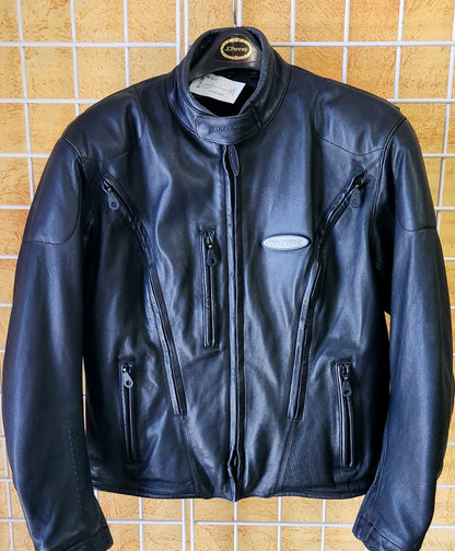 WOMEN'S HARLEY DAVIDSON Black Leather COAT