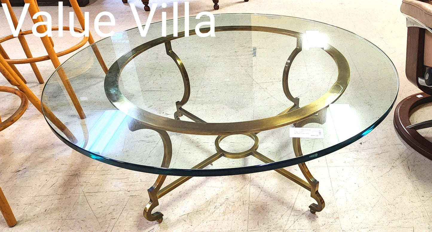 Vintage Brass COFFEE TABLE